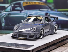 Load image into Gallery viewer, PGM 1:64 Gray 911 RWB 930 Standard Classic Sports Model Diecast Metal Car New Collection

