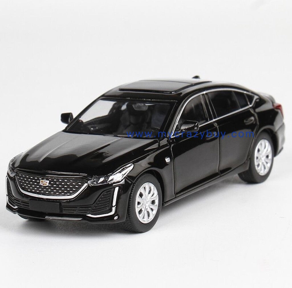 Masdi 1:64 Black CT5 Sedan Sports Model Diecast Metal Car New Collection