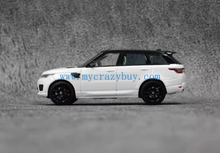Load image into Gallery viewer, WHELART 1:64 2018 White Black Top Range Rover Sports Model Diecast Metal Car
