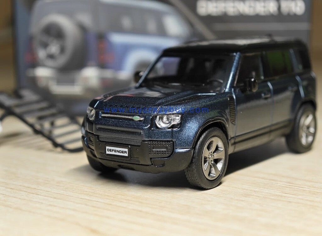 Enchery 1:64 Blue 2021 Defender 100 SUV Sports Model Diecast Metal Car New Collection