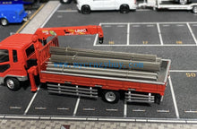 Load image into Gallery viewer, GCD 1:64 Red Fuso Fighter Crane Truck Model Diecast Metal Car New Collection
