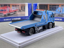 Load image into Gallery viewer, SW 1:64 Blue Kamaz Flatbed Tow Trailer Truck #5 Model Diecast Metal Car New Collection
