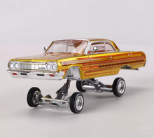 Load image into Gallery viewer, 97m 1:64 APA Gold Blossom Impala Low Rider Sports Model Diecast Metal Car New Collection
