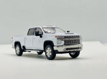Load image into Gallery viewer, SC 1:64 White Silverado Pickup Truck Sports Model Diecast Metal Car Box New Collection
