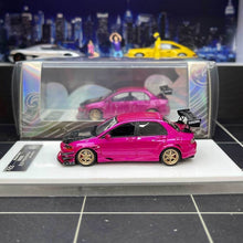 Load image into Gallery viewer, 404error 1:64 Pink Lancer EVO 9 IX Widebody Sports Model Diecast Resin Car New Collection
