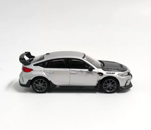 Load image into Gallery viewer, HJ64 1:64 2025 Silver Carbon Civic FL5 Sports Model Diecast Metal Car Box New Collection
