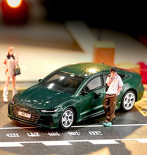 Load image into Gallery viewer, CCA 1:64 Green RS7 Sportback Sedan Sports Model Diecast Metal Car New Collection
