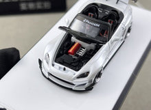 Load image into Gallery viewer, MT 1:64 JDM White S2000 Convertible Widebody Sport Model Diecast Metal Car New Collection
