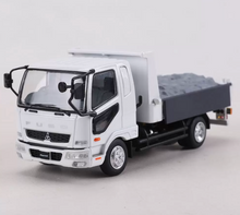 Load image into Gallery viewer, GCD 1:64 2013 White Fuso Fighter FK61F Dump Truck Model Diecast Metal Car New Collection
