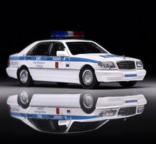 Load image into Gallery viewer, WTX 1:64 APA Police S600 W140 Classic Sedan Model Diecast Metal Car Box New Collection
