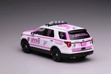 Load image into Gallery viewer, 596 1:64 Pink Explorer Police Cancer Awareness Model Diecast Metal Car Set New Collection

