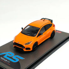 Load image into Gallery viewer, TC 1:64 Orange Focus RS Hatchback Sports Model Diecast Metal Car Box New Collection
