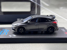 Load image into Gallery viewer, TC 1:64 Dark Gray Focus RS Hatchback Sports Model Diecast Metal Car Box New Collection

