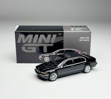 Load image into Gallery viewer, Minigt 1:64 Black 750IL Luxury Sedan Sports Model Diecast Metal Car BOX New Collection
