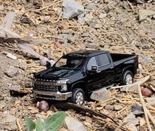 Load image into Gallery viewer, SC 1:64 Black Silverado Pickup Truck Sports Model Diecast Metal Car Box New Collection
