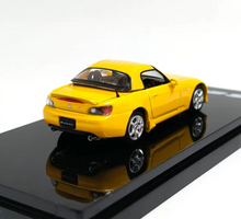 Load image into Gallery viewer, HJ64 1:64 JDM Yellow S2000 AP1 Sports Model Diecast Metal Car Box New Collection
