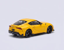 Load image into Gallery viewer, ATS 1:64 JDM Yellow GR Supra A90 Sports Model Diecast Metal Car Box New Collection
