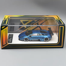 Load image into Gallery viewer, 404error 1:64 Blue Murcielago LP670 Black Spoiler Model Diecast Resin Car New Collection
