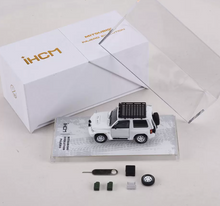 Load image into Gallery viewer, IHCM 1:64 White Pajero EVO V55 ORV SUV Open Model Diecast Metal Car Box New Collection
