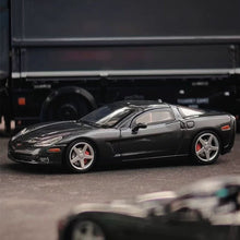 Load image into Gallery viewer, Bliss 1:64 APA Gray C6 Hard Top Muscle Sports Model Diecast Metal Car New Collection
