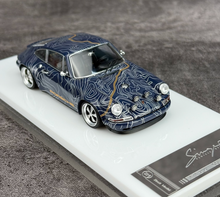Load image into Gallery viewer, Zincit 1:43 APA Blue 911 Singer Coupe Sports Model Diecast Metal Car Box New Collection

