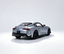 Load image into Gallery viewer, ATS 1:64 Silver Blue GR Supra A90 Coupe Sports Model Diecast Metal Car Box New Collection
