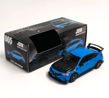 Load image into Gallery viewer, HJ64 1:64 2025 Blue Carbon Civic FL5 Sports Model Diecast Metal Car Box New Collection
