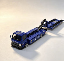 Load image into Gallery viewer, CC 1:64 Blue Hino H300 #15 Tow Flatbed Truck Model Diecast Metal Car New Collection
