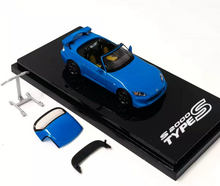 Load image into Gallery viewer, HJ64 1:64 JDM Blue S2000 Type S Sports Model Diecast Metal Car Box New Collection
