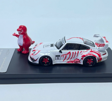 Load image into Gallery viewer, MC 1:64 White Dinosaur RWB 993 Figure Sports Model Diecast Metal Car Box New Collection
