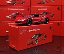 Load image into Gallery viewer, Bburago 1:64 Red SF90 Stradale Sports Open Model Diecast Metal Car Box New Collection
