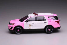 Load image into Gallery viewer, 596 1:64 Pink Explorer Police Cancer Awareness Model Diecast Metal Car Set New Collection
