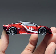 Load image into Gallery viewer, PSC 1:64 Red Yangwang U9 #2 Racing Sports Model Diecast Metal Car Box New Collection
