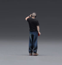 Load image into Gallery viewer, 1:64 Painted Figure Model Miniature Resin Diorama Trendy Man Boy Headset Cool
