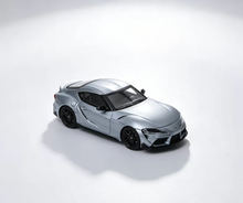 Load image into Gallery viewer, ATS 1:64 Silver Blue GR Supra A90 Coupe Sports Model Diecast Metal Car Box New Collection
