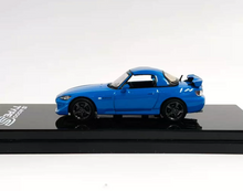 Load image into Gallery viewer, HJ64 1:64 JDM Blue S2000 Type S Sports Model Diecast Metal Car Box New Collection
