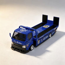 Load image into Gallery viewer, CC 1:64 Blue Hino H300 #15 Tow Flatbed Truck Model Diecast Metal Car New Collection
