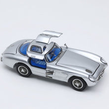 Load image into Gallery viewer, YS 1:64 Silver 300SLR Blue Interior Sports Open Model Diecast Metal Car New Collection
