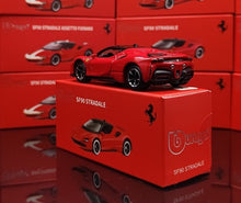 Load image into Gallery viewer, Bburago 1:64 Red SF90 Stradale Sports Open Model Diecast Metal Car Box New Collection
