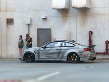 Load image into Gallery viewer, Fine 1:64 APA Gray M4 F82 Coupe Widebody Sport Model Diecast Metal Car Box New Collection
