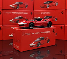 Load image into Gallery viewer, Bburago 1:64 Red SF90 Stradale Assetto Fiorano Open Model Diecast Metal Car
