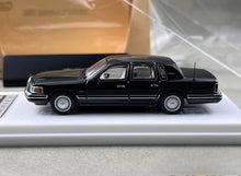 Load image into Gallery viewer, MK 1:64 1990 Signature Black Town Classic Sedan Model Diecast Metal Car New Collection
