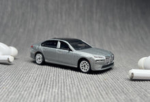 Load image into Gallery viewer, CCA 1:64 Silver I7 EV Luxury Sedan Sports Model Diecast Metal Car New Collection
