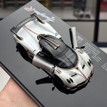 Load image into Gallery viewer, LCD 1:43 White Huayra R Sports Open Model Diecast Metal Car Box New Collection
