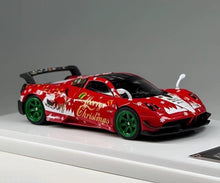 Load image into Gallery viewer, DK 1:64 Red Christmas Huayra BC Sports Open Model Diecast Metal Car Box New Collection
