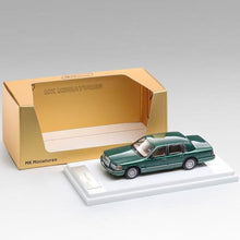 Load image into Gallery viewer, MK 1:64 Green 1992 Town Car Cartier Sedan Model Diecast Metal Car Box New Collection
