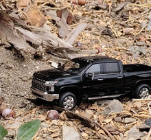 Load image into Gallery viewer, SC 1:64 Black Silverado Pickup Truck Sports Model Diecast Metal Car Box New Collection
