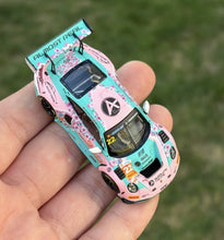 Load image into Gallery viewer, AR 1:64 Pink 911 GT3 R #22 Racing Sports Model Diecast Metal Car Box New Collection
