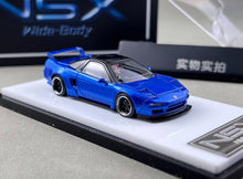 Load image into Gallery viewer, MT 1:64 Blue JDM NSX Widebody Sports Model Diecast Metal Car Box New Collection
