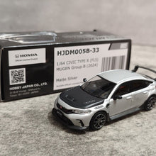 Load image into Gallery viewer, HJ64 1:64 2025 Silver Carbon Civic FL5 Sports Model Diecast Metal Car Box New Collection
